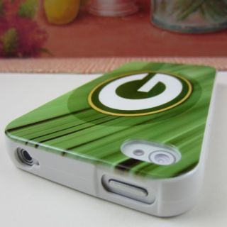 Apple iPhone 4 4S 4G Green Bay Packers Rubber Silicone Skin Case Phone 