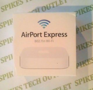 Apple AirPort Express 2 Port 10/100 Wireless N Router (MC414LL/A) Free 