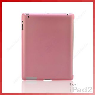   Pink TPU Protective Skin Case Smart Cover For Apple IPAD 2 New