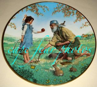 Gene Boyer Folk Heroes Johnny Appleseed Plate MIB COA