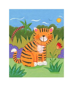 Sophie Harding Baby Tiger Cute Cat Childrens Print