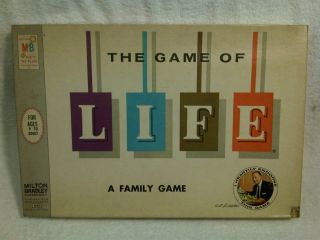 Vtg 1960 THE GAME OF LIFE Board Art Linkletter Milton Bradley COMPLETE 