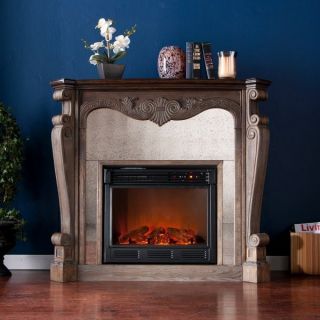 NEW ARTURO BURNT OAK ELECTRIC FLAME FIREPLACE MANTLE TV STAND REMOTE 