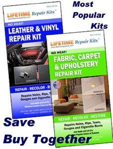   DRY No Heat COMBO Leather + Fabric, Carpets + Repair Kits EASY to Use