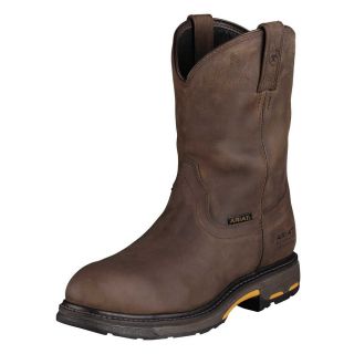 Ariat Work Boots Mens CT Workhog H2O 10.5 EE Oily Brown 10001200