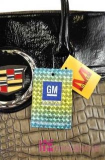 Ashley M Genuine Licensed Cadillac Purse Monogram Hobo Bag Wallet Set 