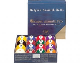 Genuine Belgian Super Aramith Pro Pool Billiard Ball Set Phenolic 