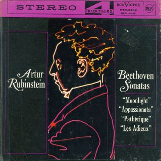   Tape RCA Living Stereo Beethoven Sonatas 7½ Artur Rubinstein