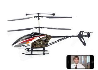 604 w 3 5CH R C Remote Control Gyro LED Camera Helicopter Controlled 