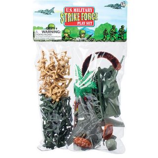   Strike Force Playset Military Toy Soldier Figures 7847 New Bag