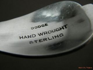 Wm. Dodge Arts & Crafts Sterling Silver Tongs   Asheville, NC