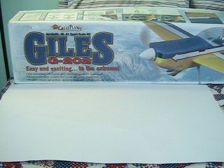 Great Planes Giles G 202 Full Kit R C Airplane NOT ARF 46 61 2s 70 91 