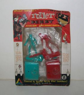   Tri Play Roller Derby Spring Launchers Game Art Linkletter Vintage NOS