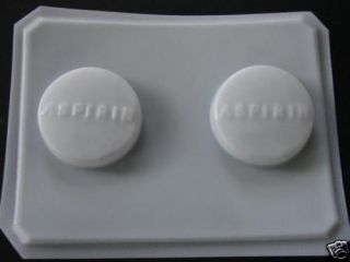 Asprin Pill Chocolate Soap Clay Mold New