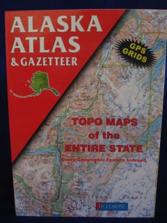 Alaska Atlas Gazetteer DeLorme treasure hunting metal detecting leads 