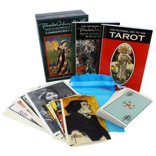   Smith Commemorative Tarot Set New Smith Waite Deck Book More