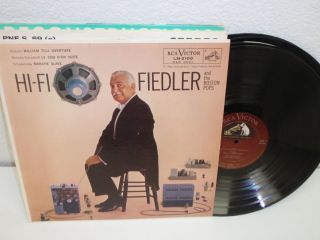 ARTHUR FIEDLER AND THE BOSTON POPS Hi Fi Fiedler LP RCA Victor LM 2100 