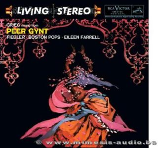 Grieg Peer Gynt Arthur Fiedler Boston Pops Living Stereo 180 grams LP 