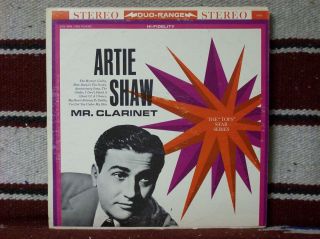 Artie Shaw Mr Clarinet 9755 VG Cond Great Mood Music Shaw at His Best 