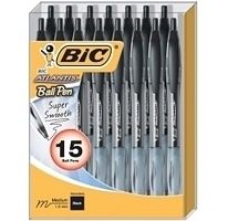 BIC Atlantis Ball Pen 15 Pack Great Deal 2D