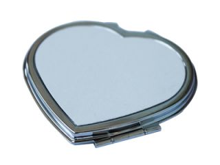   Makeup Compact Mirror Heat Press Ink Transfer Christmas Gift