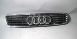 99 00 01 02 Audi A4 B5 Front Grille Grill Black Chrome 8D085365R Used 