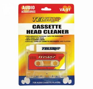 Audio Tape Cassette Player Head Cleaner Maintenance