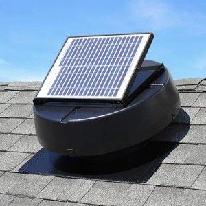 Solar Powered Attic Fan Ventilates Up to 1350 Square Feet Solar 