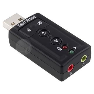 USB 2 0 External 7 1 Channel Audio Sound Card Adapter