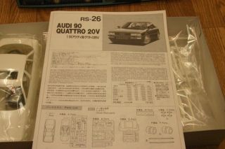 Fujimi Audi 90 Quattro 20V 1 24 Scale Model Kit