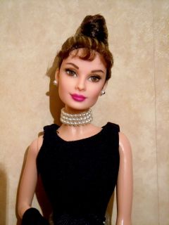 OOAK Barbie Audrey Hepburn Repaint by Paolina de Morcey