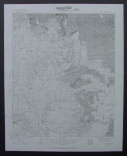 Camp Verde Sedona Aultman Arizona 1932 Topo Map
