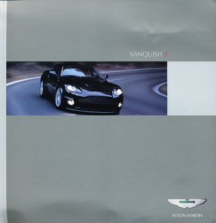 2007 Aston Martin Vanquish S Original Sales Brochure Book Catalog