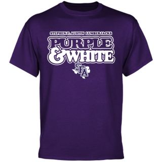 Stephen F Austin Lumberjacks Our Colors T Shirt Purple