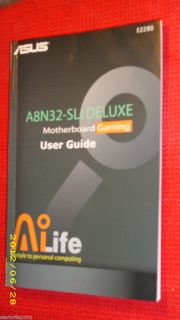 ASUS A8N32 SLI DELUXE DELUXE MOTHERBOARD GAMING USER GUIDE / MANUAL