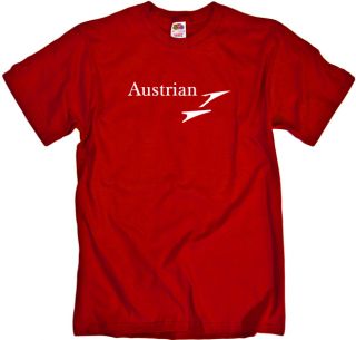 Austrian Airlines Vintage Logo Austrian Airline T Shirt