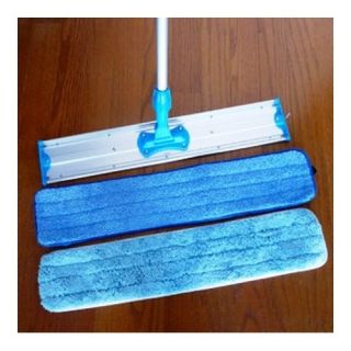   Mop Kit   Mop Frame, Telescopic pole, Microfiber Wet and Dry Mop Pads