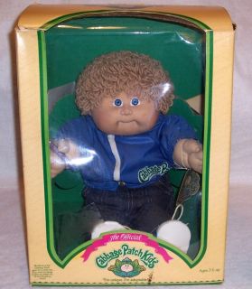  Original Box Coleco 1985 Cabbage Patch Kids Doll Colin Audley