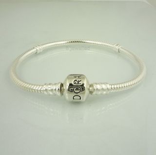Authentic Pandora Sterling Silver Clasp Bracelet 20cm