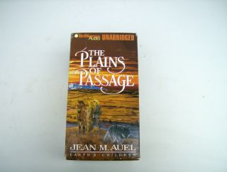 The Plains of Passage by Jean M Auel 1999 Unabridged Audio Cassette 