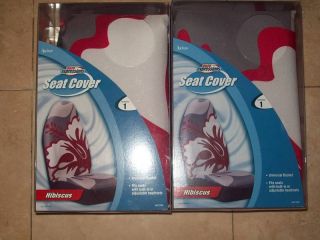 New Auto Expressions Hibiscus Bucket Seat Cover Set 2