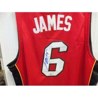 Autographed Lebron James Miami Heat Jersey Signed