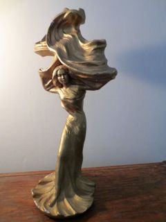 Art Nouveau Lady Statue Austin Productions Sculpture