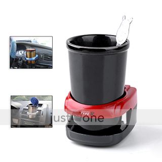 Car Water Bottle Can Coffee Drink Cup Stand Holder Red