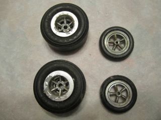 Vintage Cox Eliminator Dragster Car Wheels and Rims