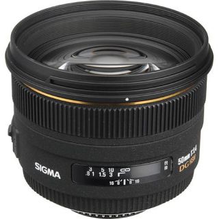Sigma Normal 50mm f/1.4 EX DG HSM Autofocus Lens for Nikon AF