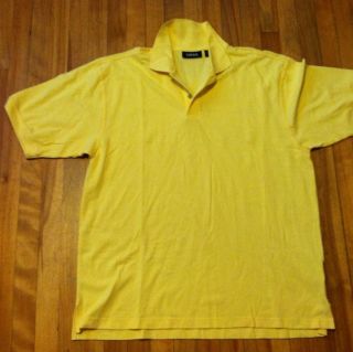 Ashworth Golf Polo Yellow Size XL Brand New Without Tags