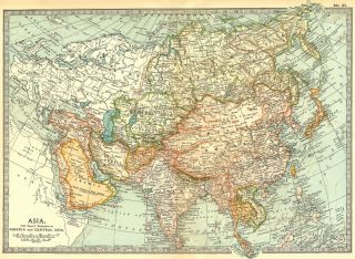   of Map Asia, with special reference to Siberia and Central Asia