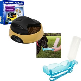 Paw™ 4 Meal Automatic Pet Feeder and Portable Water Dish