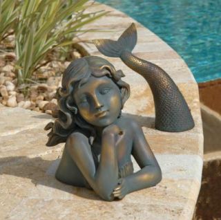 Maritime Beauty Mermaid Pool Home Spa Sculpture